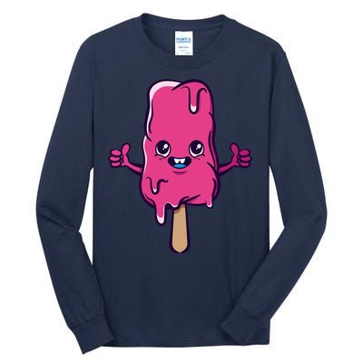 Happy Melting Popsicle Tall Long Sleeve T-Shirt