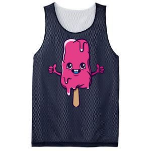 Happy Melting Popsicle Mesh Reversible Basketball Jersey Tank