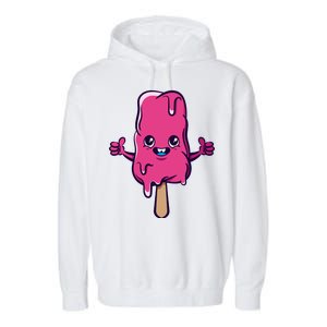 Happy Melting Popsicle Garment-Dyed Fleece Hoodie