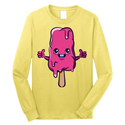 Happy Melting Popsicle Long Sleeve Shirt