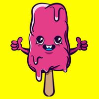 Happy Melting Popsicle Long Sleeve Shirt
