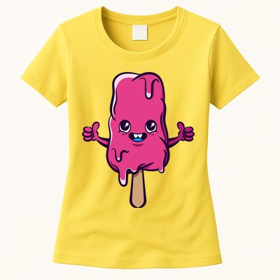 Happy Melting Popsicle Womens T-Shirt