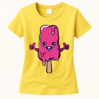 Happy Melting Popsicle Womens T-Shirt