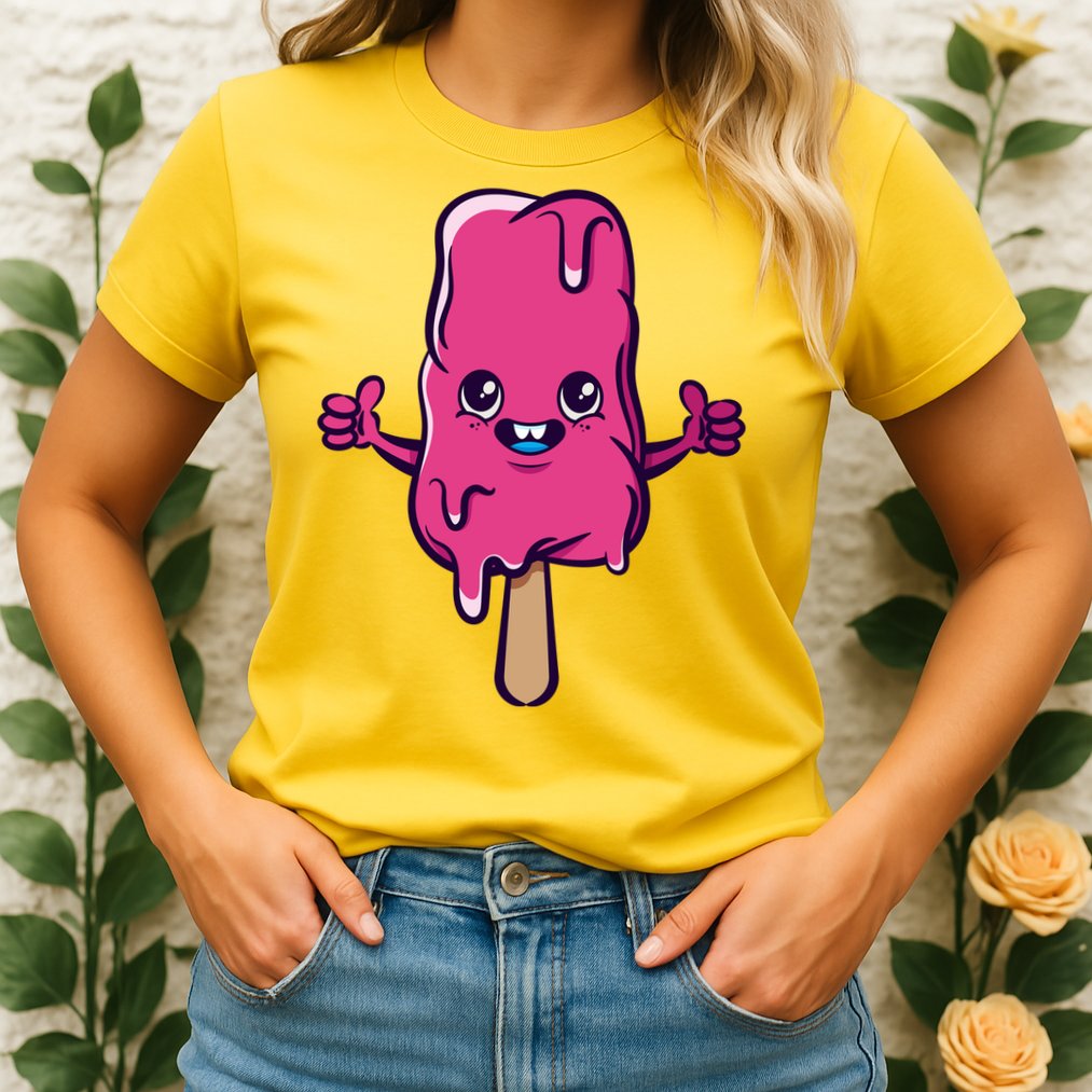 Happy Melting Popsicle Womens T-Shirt