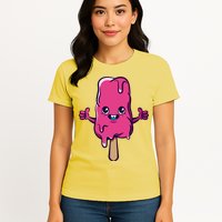 Happy Melting Popsicle Womens T-Shirt