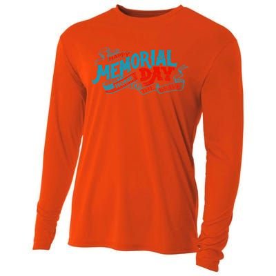 Happy Memorial Day Cooling Performance Long Sleeve Crew