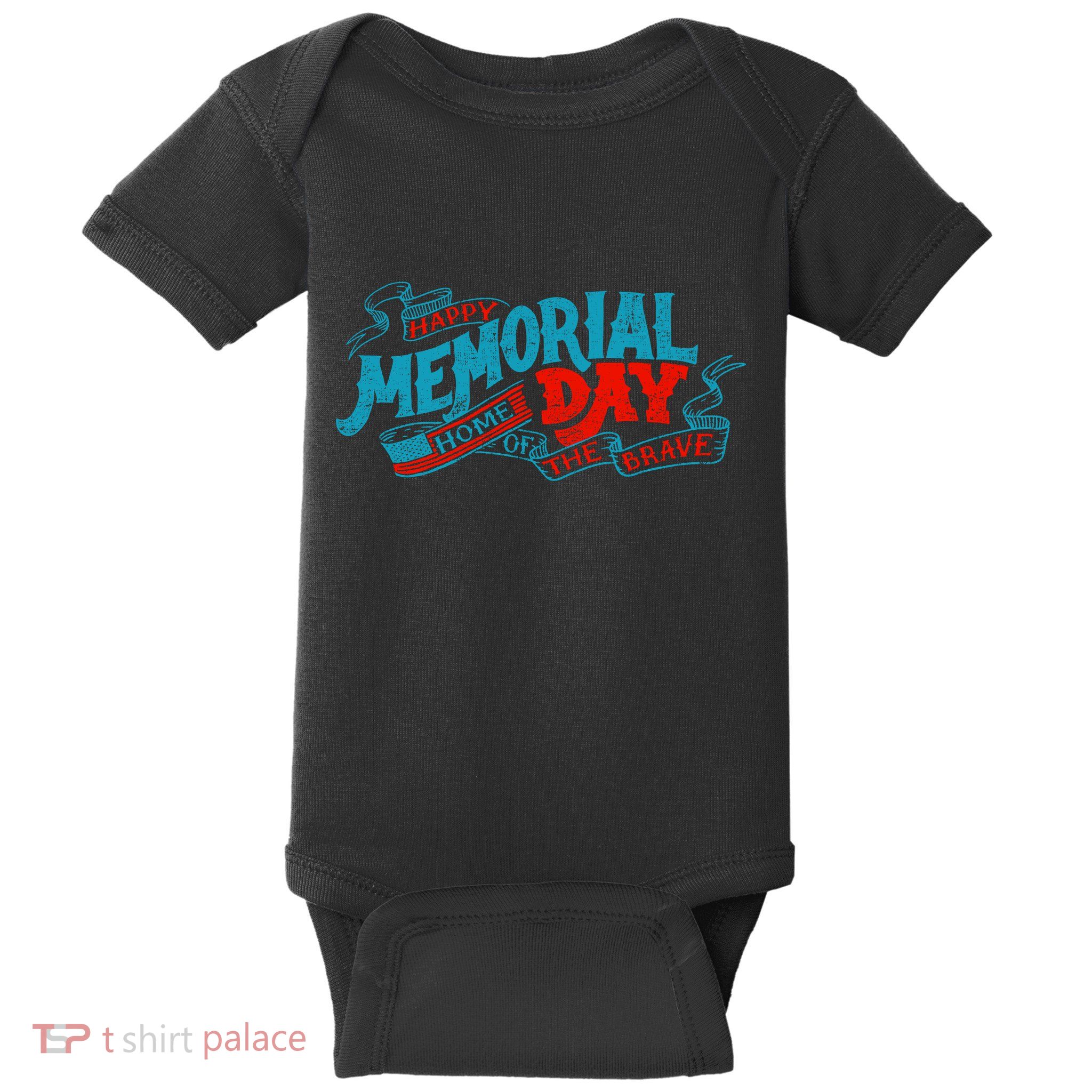Happy Memorial Day Baby Bodysuit