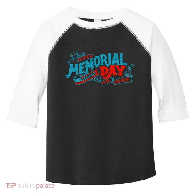 Happy Memorial Day Toddler Fine Jersey T-Shirt