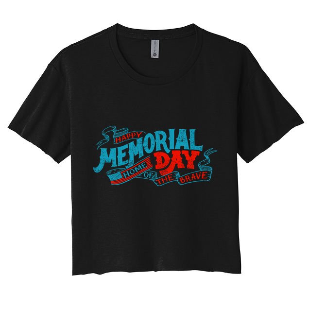 Happy Memorial Day Crop Top