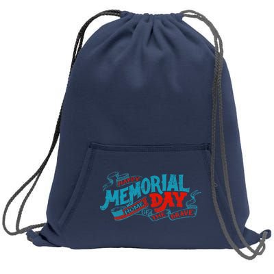 Happy Memorial Day Sweatshirt Cinch Pack Bag