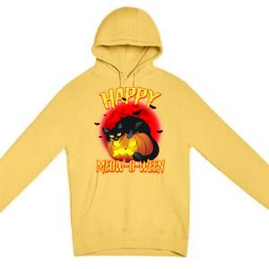 Happy Meow-O-Ween Premium Pullover Hoodie