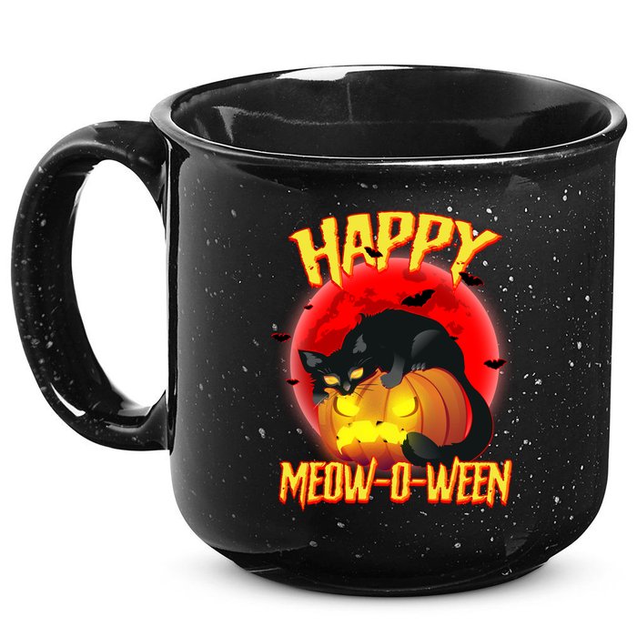 Happy Meow-O-Ween 15oz Campfire Ceramic Mug