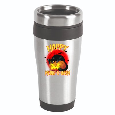 Happy Meow-O-Ween 16oz Travel Tumbler