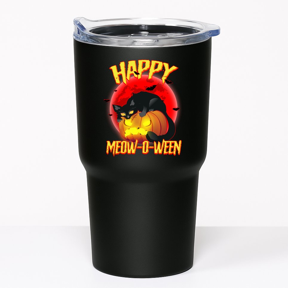 Happy Meow-O-Ween Tumbler