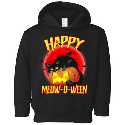 Happy Meow-O-Ween Toddler Hoodie