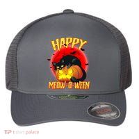 Happy Meow-O-Ween Flexfit Unipanel Trucker Cap