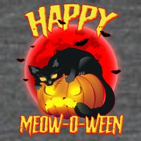 Happy Meow-O-Ween 7-Panel Snapback Hat