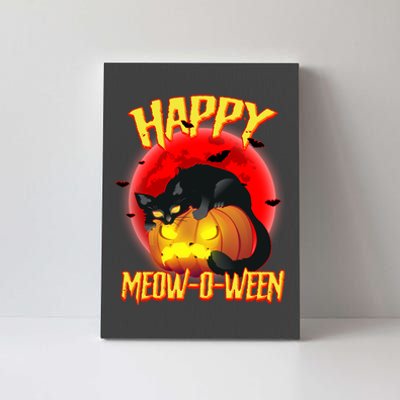 Happy Meow-O-Ween Canvas