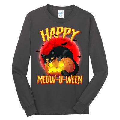 Happy Meow-O-Ween Tall Long Sleeve T-Shirt