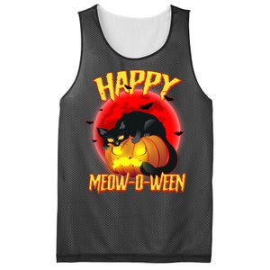 Happy Meow-O-Ween Mesh Reversible Basketball Jersey Tank