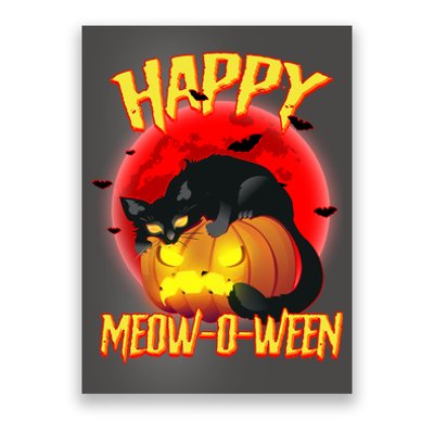 Happy Meow-O-Ween Poster