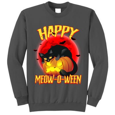 Happy Meow-O-Ween Tall Sweatshirt