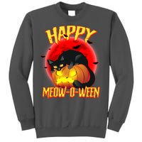 Happy Meow-O-Ween Tall Sweatshirt