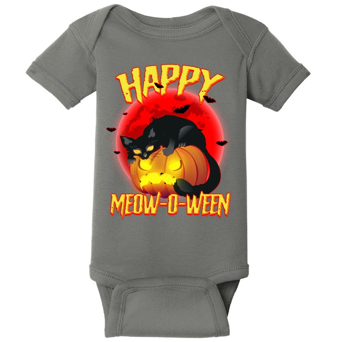 Happy Meow-O-Ween Baby Bodysuit