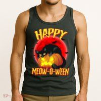 Happy Meow-O-Ween Tank Top