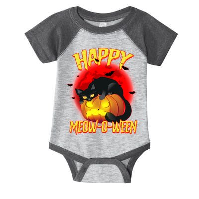 Happy Meow-O-Ween Infant Baby Jersey Bodysuit