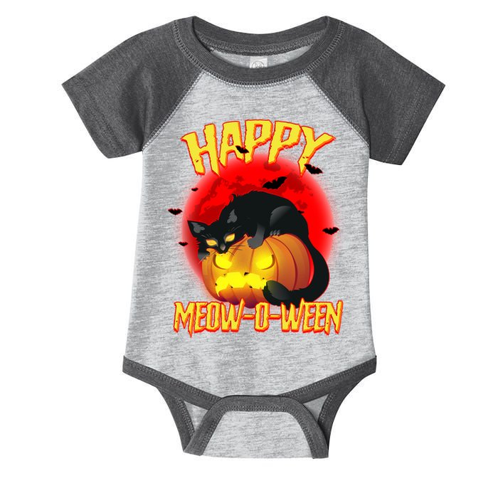 Happy Meow-O-Ween Infant Baby Jersey Bodysuit