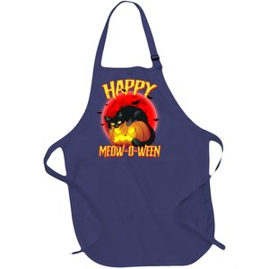 Happy Meow-O-Ween Full-Length Apron With Pockets