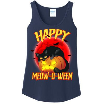 Happy Meow-O-Ween Ladies Essential Tank