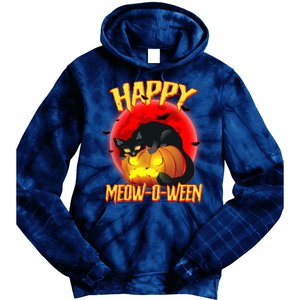 Happy Meow-O-Ween Tie Dye Hoodie