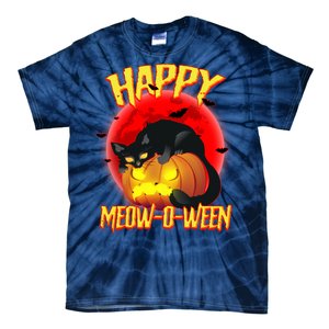 Happy Meow-O-Ween Tie-Dye T-Shirt