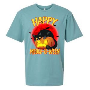 Happy Meow-O-Ween Sueded Cloud Jersey T-Shirt