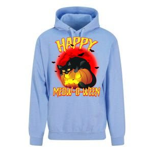 Happy Meow-O-Ween Unisex Surf Hoodie