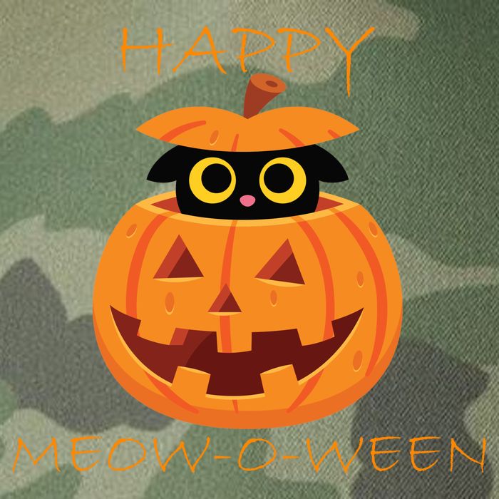 Happy Meow-O-Ween Halloween Legacy Tie Dye Trucker Hat