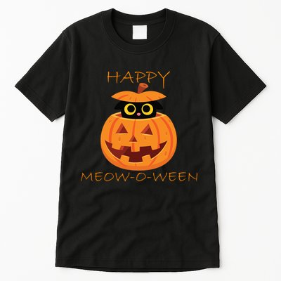 Happy Meow-O-Ween Halloween Tall T-Shirt
