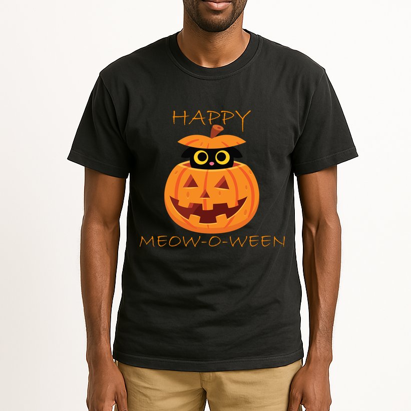 Happy Meow-O-Ween Halloween Tall T-Shirt