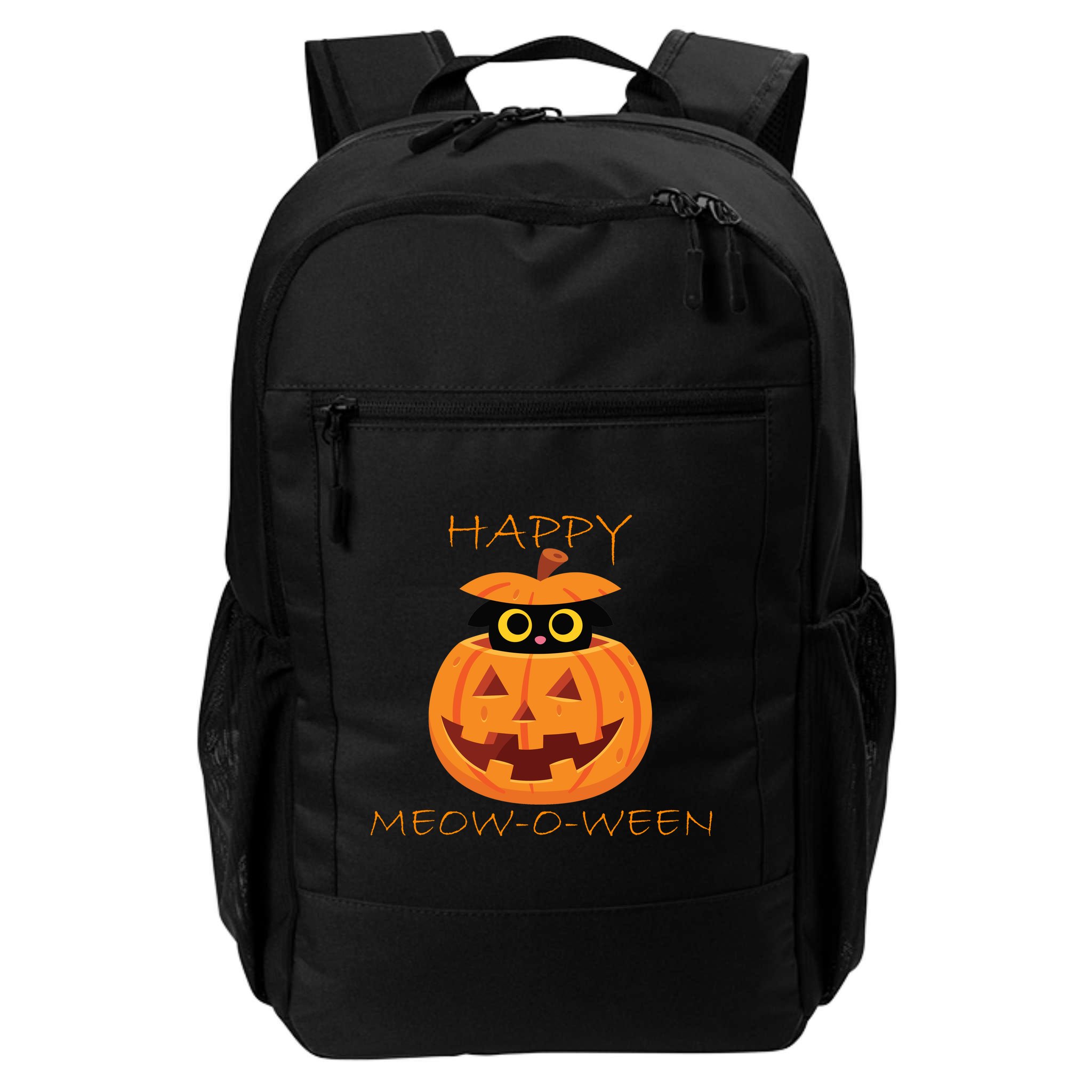Happy Meow-O-Ween Halloween Backpack