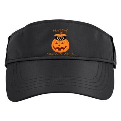 Happy Meow-O-Ween Halloween Adult Drive Performance Visor