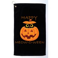 Happy Meow-O-Ween Halloween Golf Towel