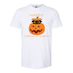 Happy Meow-O-Ween Halloween Softstyle CVC T-Shirt