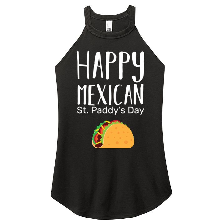 Happy Mexican St. Paddy's Day Women's Perfect Tri Rocker Tank
