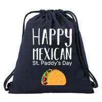 Happy Mexican St. Paddy's Day Drawstring Bag