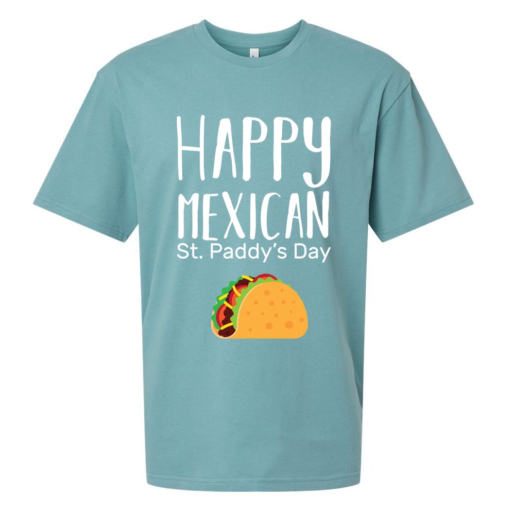 Happy Mexican St. Paddy's Day Sueded Cloud Jersey T-Shirt