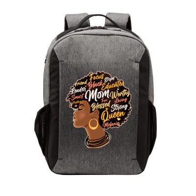 Happy Mother’s Day Mom Queen African American Vector Backpack