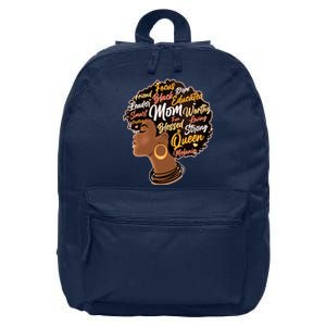 Happy Mother’s Day Mom Queen African American 16 in Basic Backpack