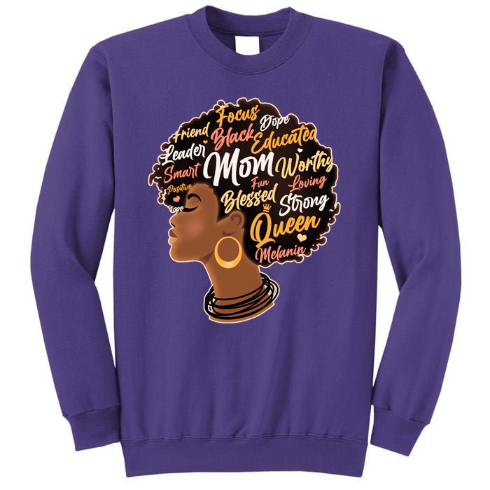 Happy Mother’s Day Mom Queen African American Sweatshirt